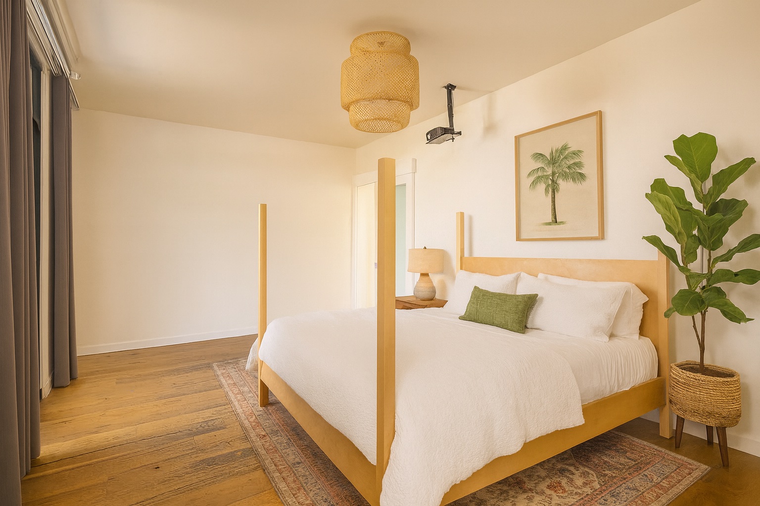 digitally staged upstairs master