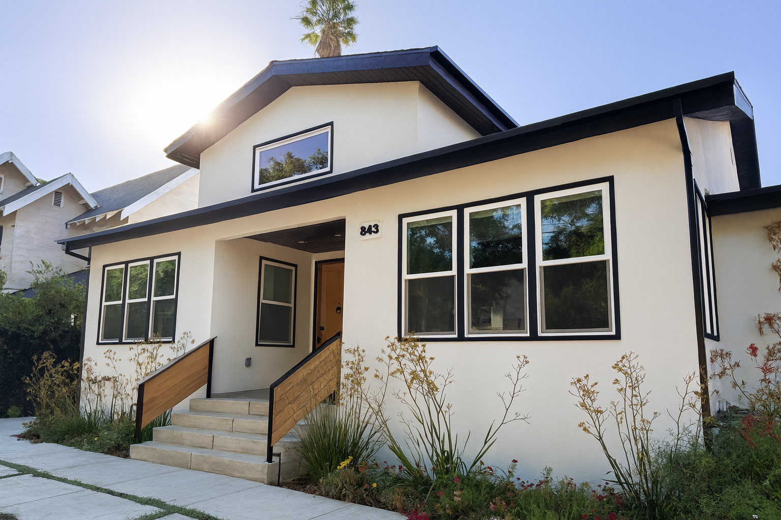 exterior front angle