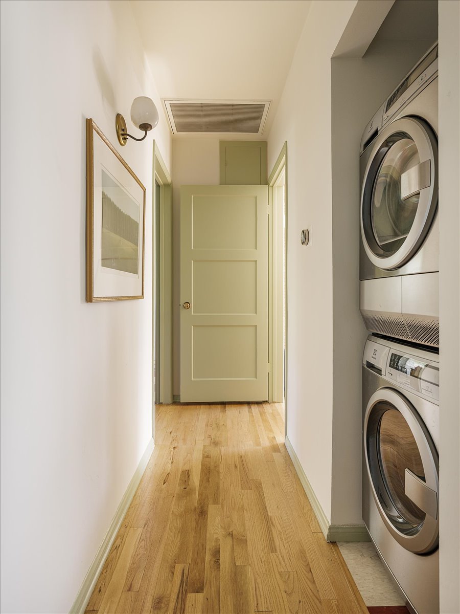 hallway laundry