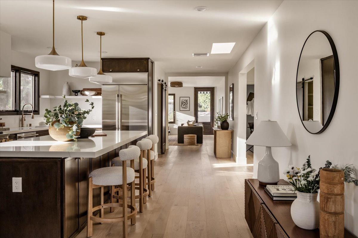 kitchen to living