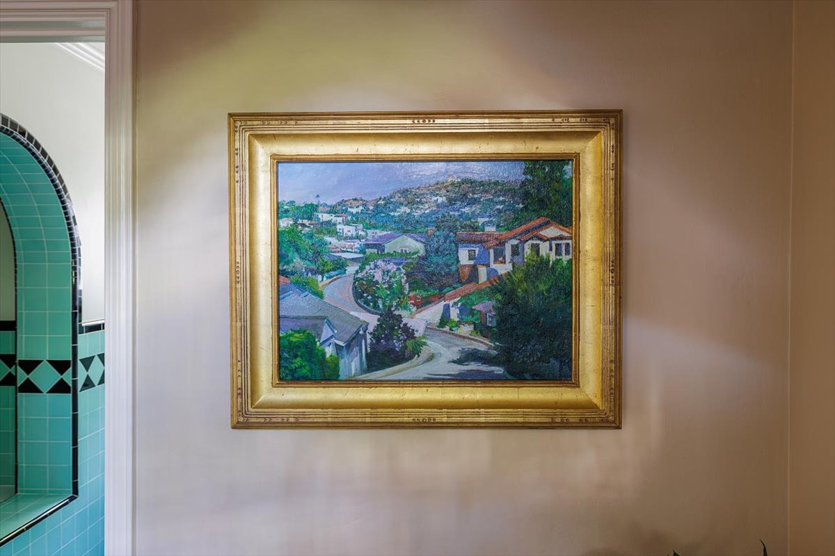 painting of house